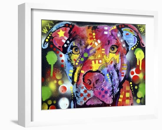 The Brooklyn Pit Bull-Dean Russo-Framed Giclee Print