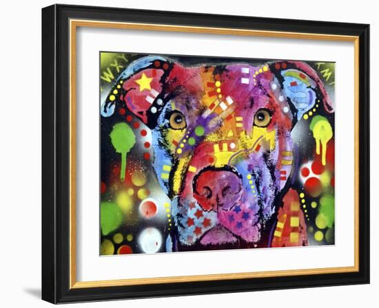 The Brooklyn Pit Bull-Dean Russo-Framed Giclee Print