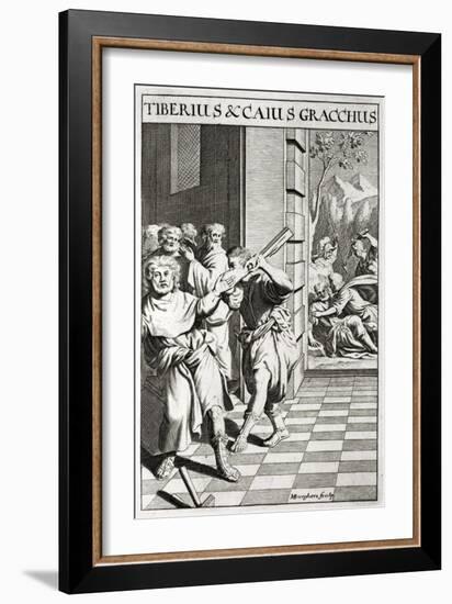 The Brothers Tiberius Gracchus and Gaius Gracchus-null-Framed Giclee Print