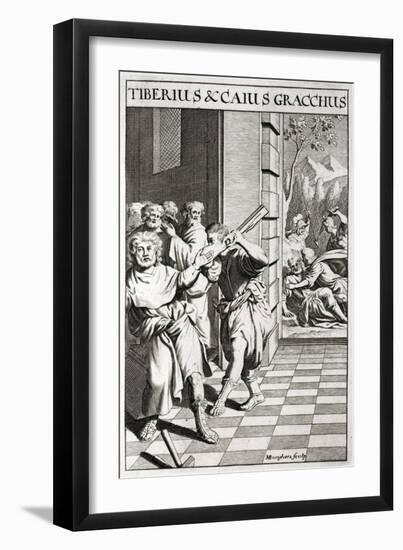 The Brothers Tiberius Gracchus and Gaius Gracchus-null-Framed Giclee Print