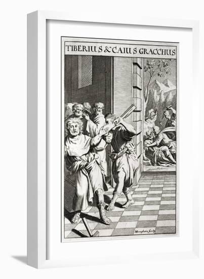 The Brothers Tiberius Gracchus and Gaius Gracchus-null-Framed Giclee Print