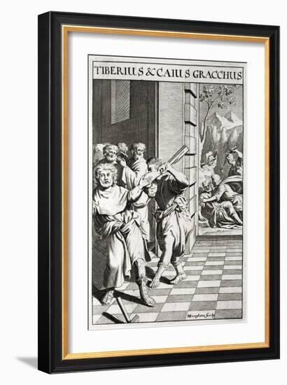 The Brothers Tiberius Gracchus and Gaius Gracchus-null-Framed Giclee Print