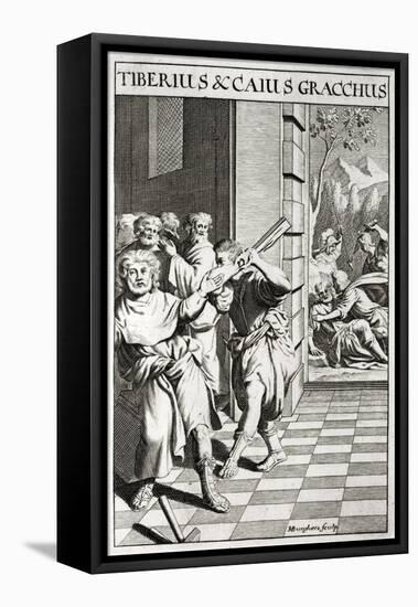 The Brothers Tiberius Gracchus and Gaius Gracchus-null-Framed Premier Image Canvas