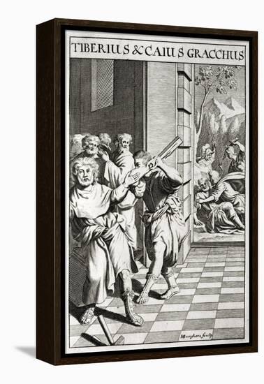 The Brothers Tiberius Gracchus and Gaius Gracchus-null-Framed Premier Image Canvas