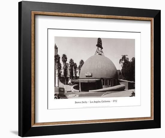 The Brown Derby, Los Angeles, California, 1932-null-Framed Art Print