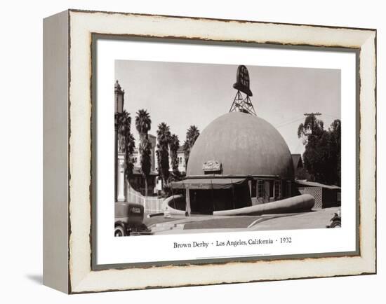 The Brown Derby, Los Angeles, California, 1932-null-Framed Stretched Canvas