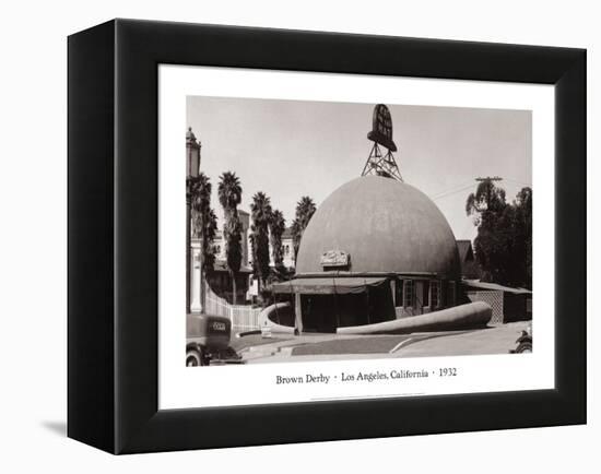 The Brown Derby, Los Angeles, California, 1932-null-Framed Stretched Canvas