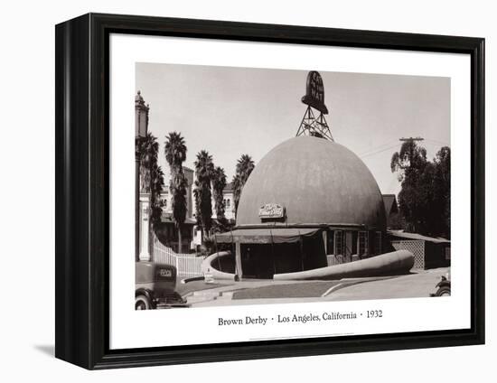 The Brown Derby, Los Angeles, California, 1932-null-Framed Stretched Canvas