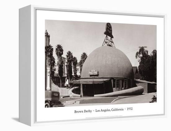 The Brown Derby, Los Angeles, California, 1932-null-Framed Stretched Canvas