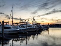 Boats Docked at the Yacht Club-the-brown-market-Photographic Print