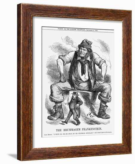 The Brummagem Frankenstein, 1866-John Tenniel-Framed Giclee Print