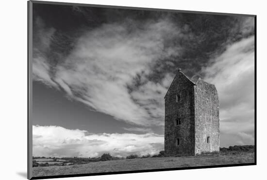 The Bruton Dovecote, a 15th century stone tower on the outskirts of the town of Bruton, Somerset-Adam Burton-Mounted Photographic Print