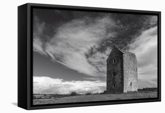 The Bruton Dovecote, a 15th century stone tower on the outskirts of the town of Bruton, Somerset-Adam Burton-Framed Premier Image Canvas