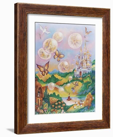 The Bubble Fairies-Bill Bell-Framed Giclee Print