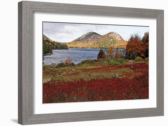 The Bubbles at Jordan Pond, Maine-George Oze-Framed Photographic Print