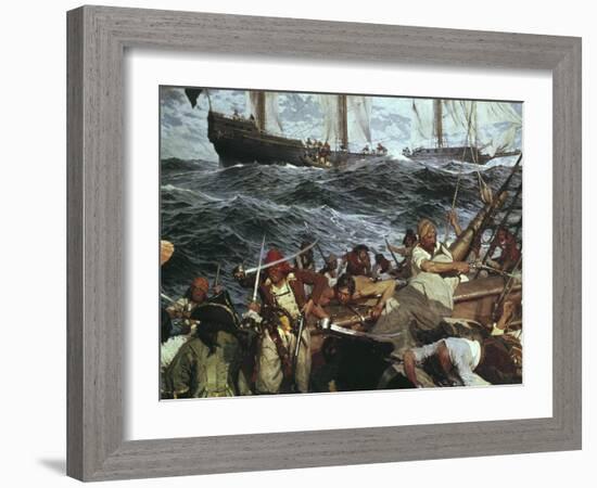 The Buccaneers-Frederick Judd Waugh-Framed Giclee Print