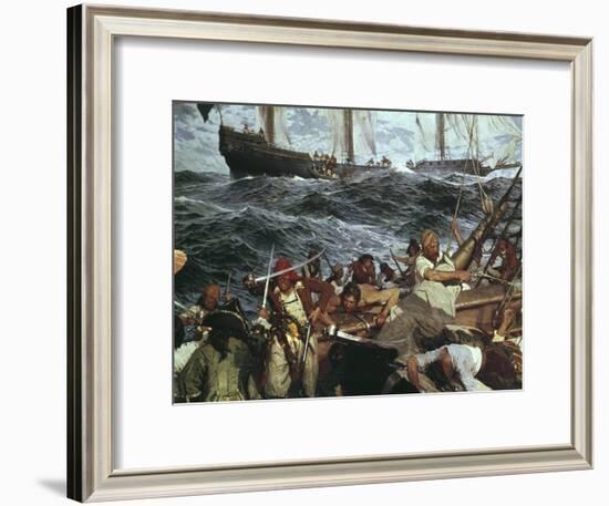 The Buccaneers-Frederick Judd Waugh-Framed Giclee Print