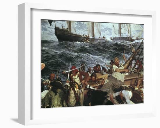 The Buccaneers-Frederick Judd Waugh-Framed Giclee Print