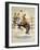 The Bucking Bronco, (Oil on Canvas)-Newell Convers Wyeth-Framed Giclee Print