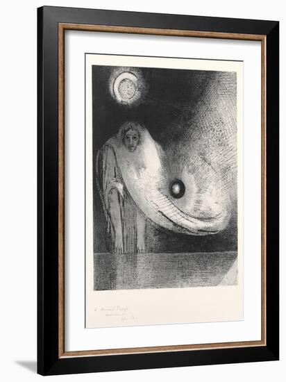 The Buddha, 1895-Odilon Redon-Framed Giclee Print