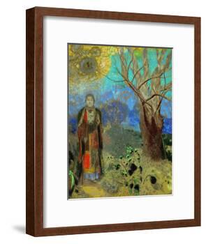 The Buddha, 1906-1907-Odilon Redon-Framed Giclee Print