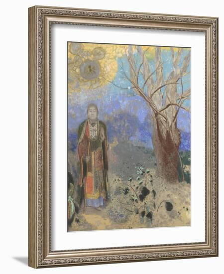 The Buddha, 1906-1907-Odilon Redon-Framed Giclee Print