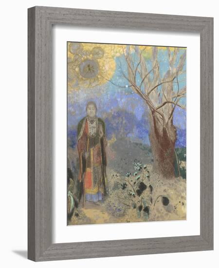 The Buddha, 1906-1907-Odilon Redon-Framed Giclee Print