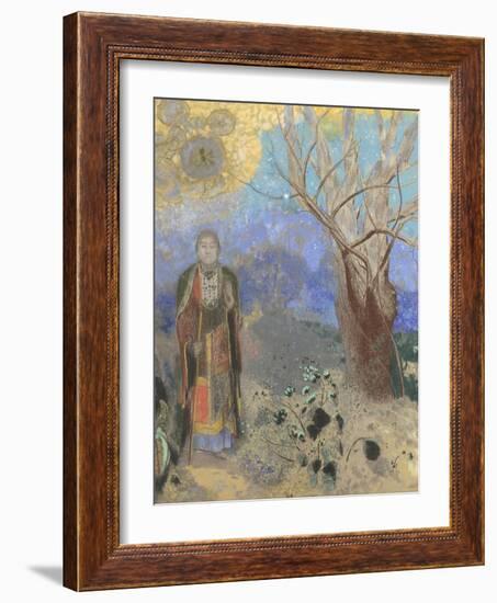 The Buddha, 1906-1907-Odilon Redon-Framed Giclee Print