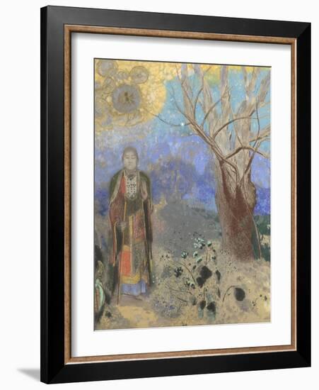 The Buddha, 1906-1907-Odilon Redon-Framed Giclee Print