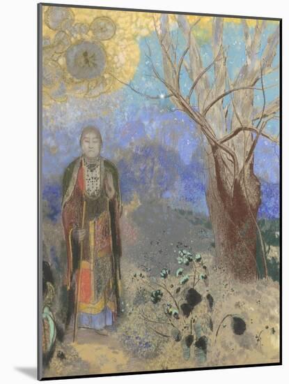 The Buddha, 1906-1907-Odilon Redon-Mounted Giclee Print