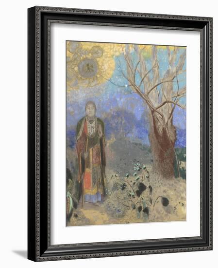 The Buddha, 1906-1907-Odilon Redon-Framed Giclee Print