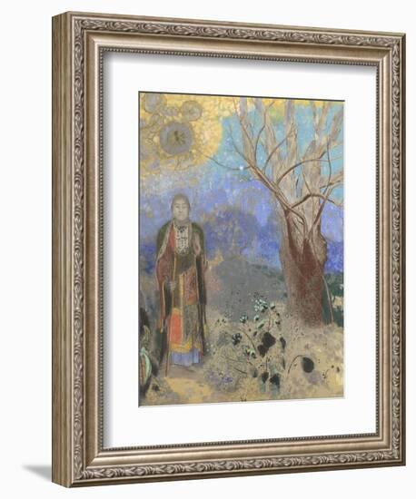 The Buddha, 1906-1907-Odilon Redon-Framed Premium Giclee Print