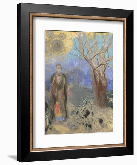 The Buddha, 1906-1907-Odilon Redon-Framed Premium Giclee Print