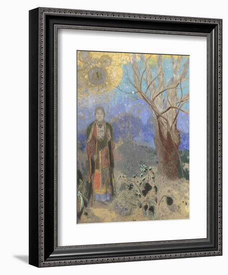 The Buddha, 1906-1907-Odilon Redon-Framed Premium Giclee Print