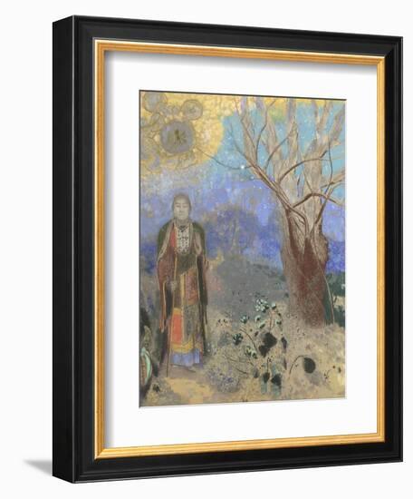 The Buddha, 1906-1907-Odilon Redon-Framed Premium Giclee Print