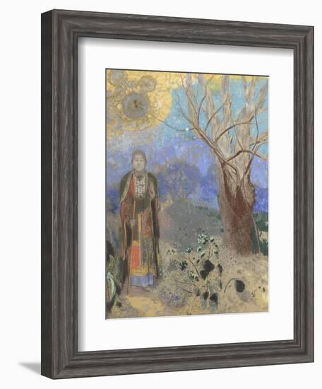 The Buddha, 1906-1907-Odilon Redon-Framed Giclee Print