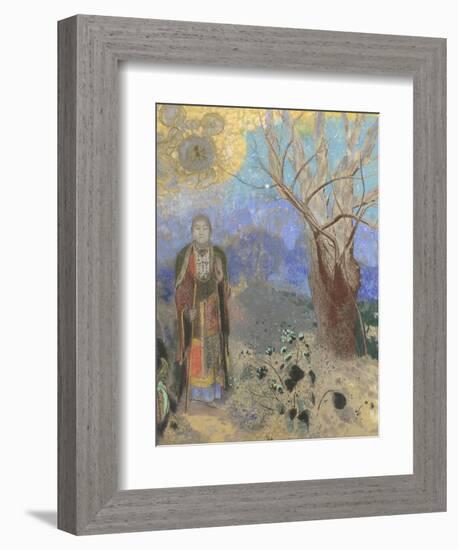 The Buddha, 1906-1907-Odilon Redon-Framed Giclee Print