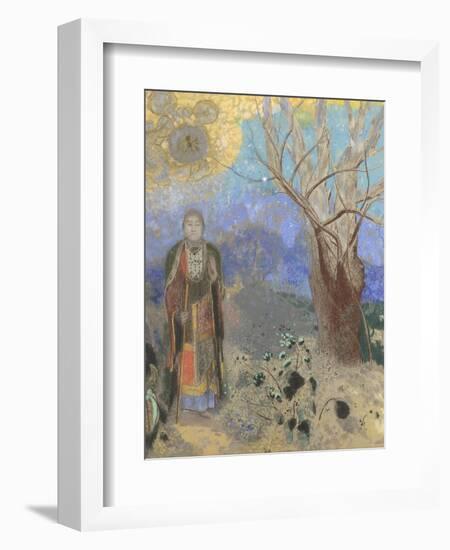 The Buddha, 1906-1907-Odilon Redon-Framed Giclee Print