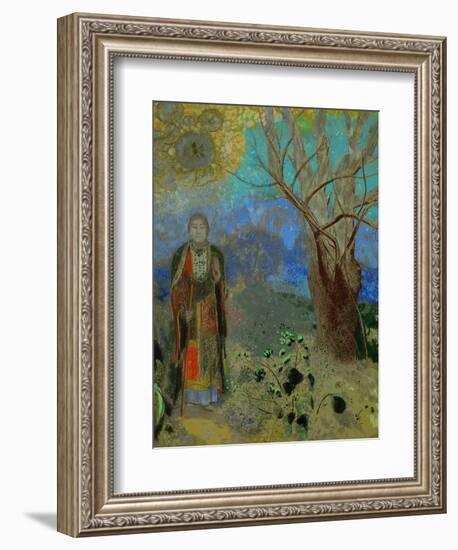 The Buddha, 1906-1907-Odilon Redon-Framed Premium Giclee Print