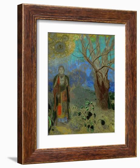 The Buddha, 1906-1907-Odilon Redon-Framed Premium Giclee Print