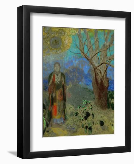 The Buddha, 1906-1907-Odilon Redon-Framed Premium Giclee Print