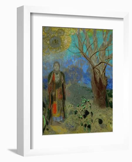 The Buddha, 1906-1907-Odilon Redon-Framed Premium Giclee Print