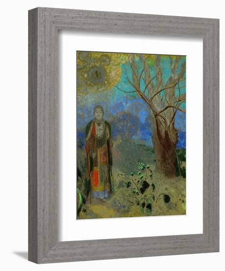 The Buddha, 1906-1907-Odilon Redon-Framed Giclee Print