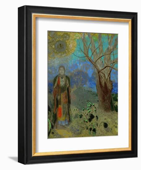 The Buddha, 1906-1907-Odilon Redon-Framed Giclee Print