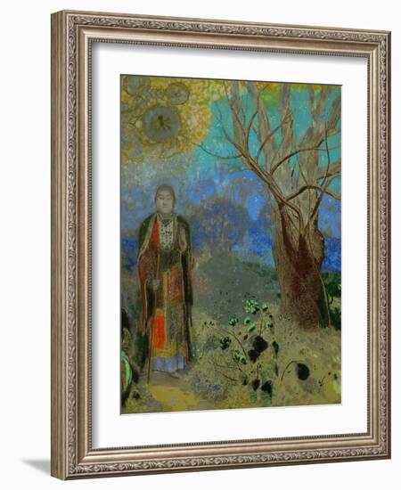 The Buddha, 1906-1907-Odilon Redon-Framed Giclee Print