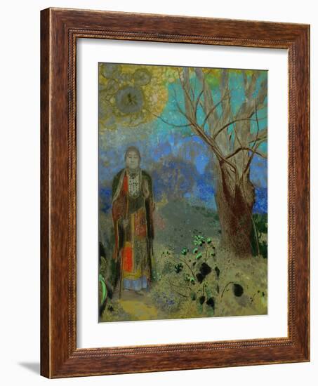 The Buddha, 1906-1907-Odilon Redon-Framed Giclee Print