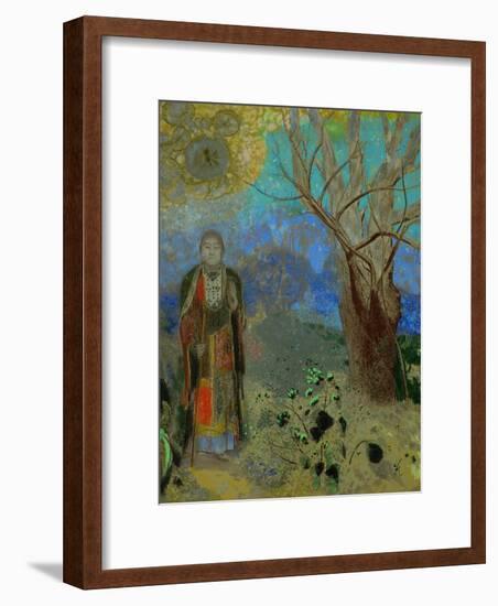 The Buddha, 1906-1907-Odilon Redon-Framed Giclee Print