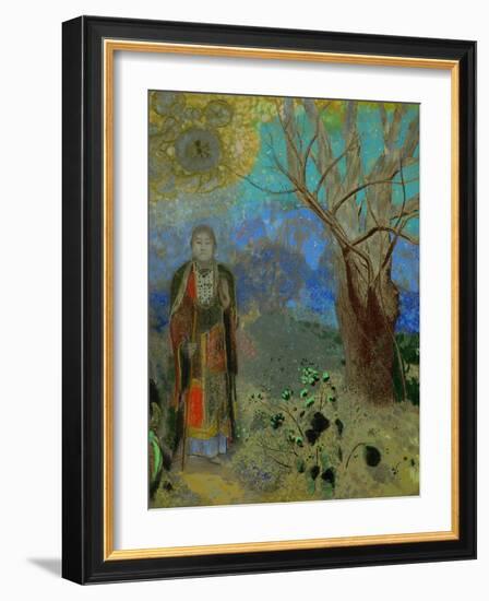 The Buddha, 1906-1907-Odilon Redon-Framed Giclee Print