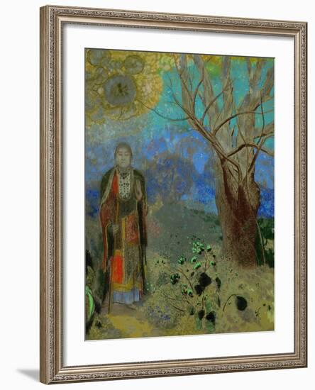 The Buddha, 1906-1907-Odilon Redon-Framed Giclee Print