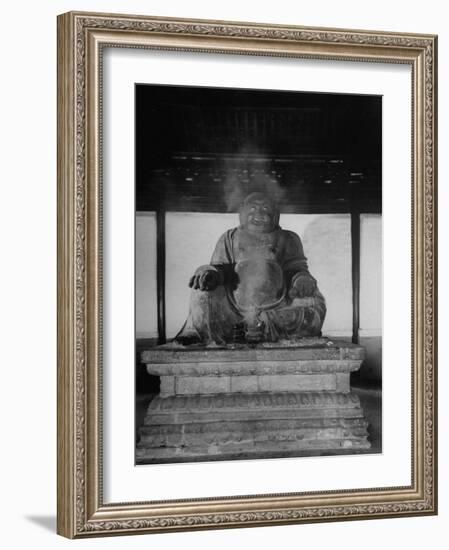 The Buddha of the Temple of Azure Clouds-Dmitri Kessel-Framed Photographic Print